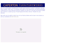 Tablet Screenshot of capertonfurnitureworks.com